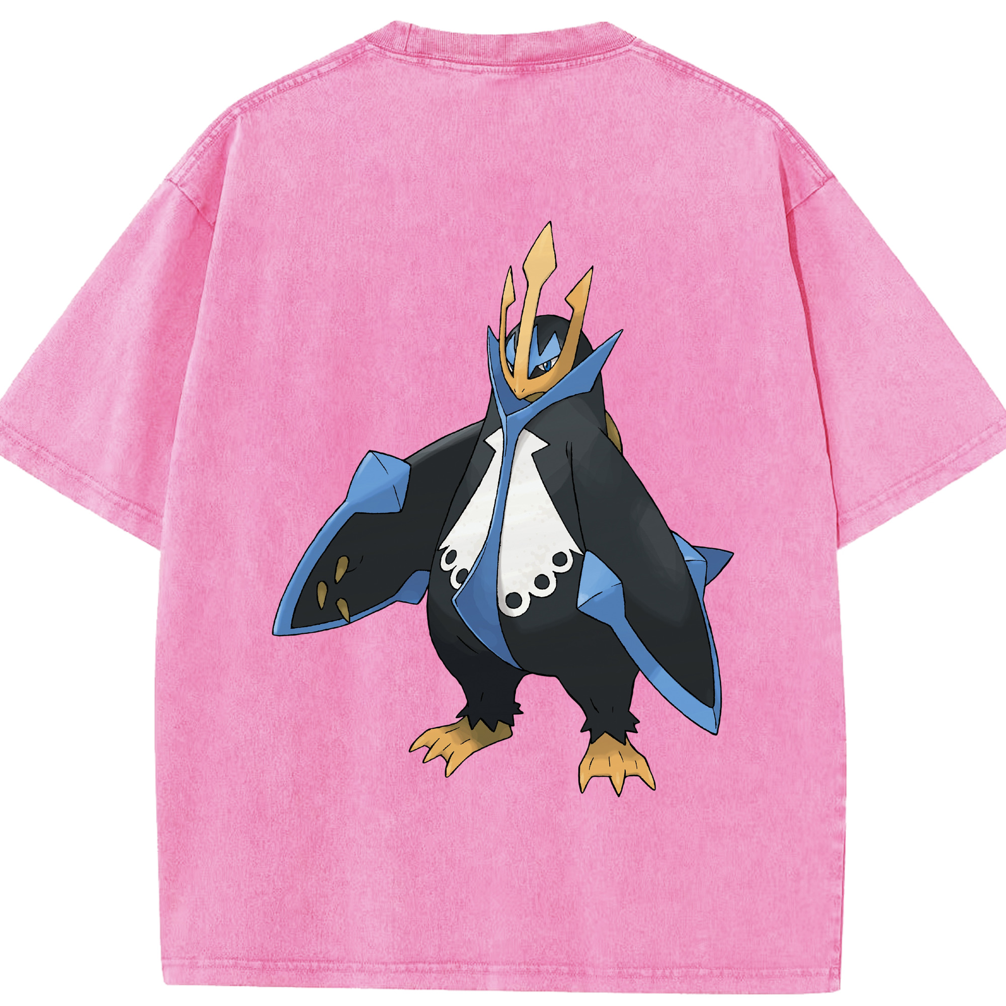 （画像用） ポケットモンスター Pokémon 綿100% ヴィンテージ風 半袖Tシャツ（背面プリント）